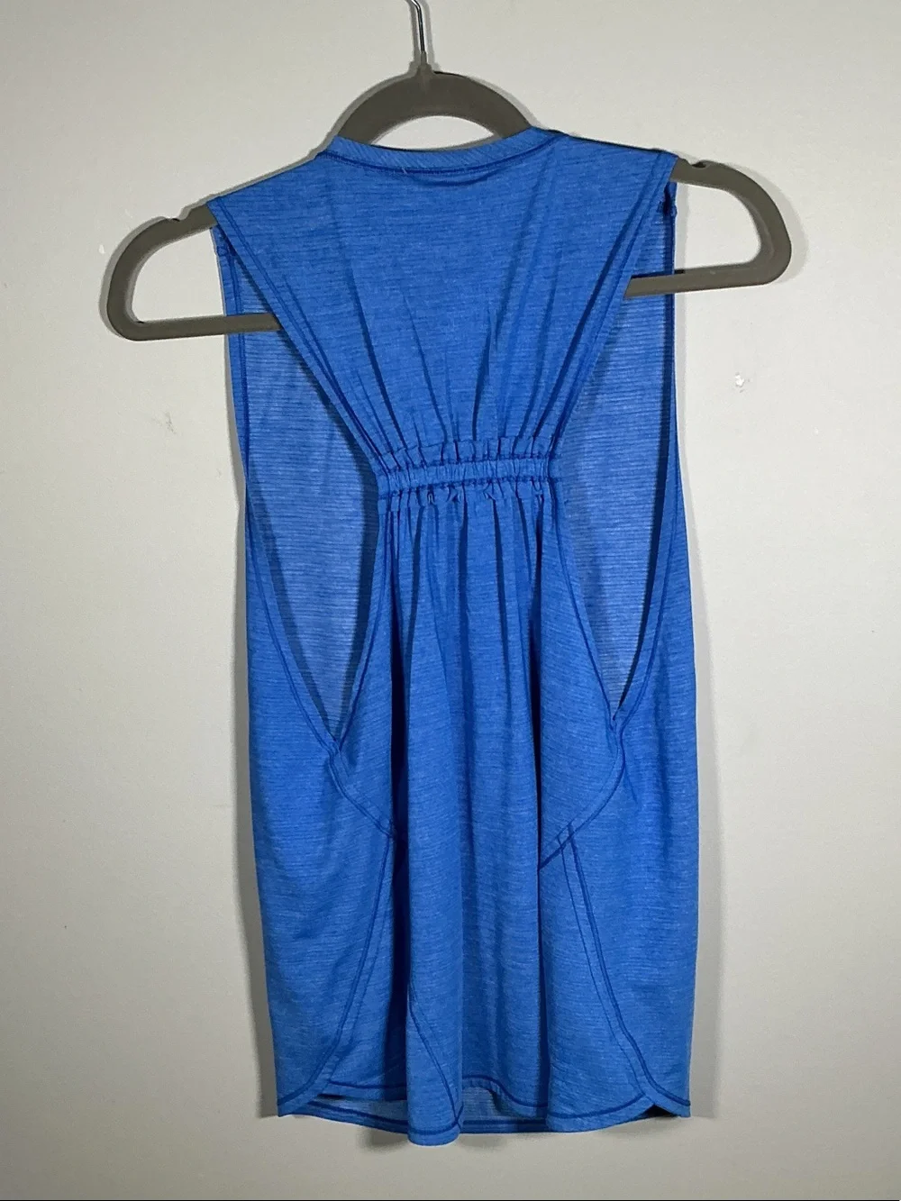 Lululemon Blue Racerback Tank | Open Back Detail | Athletic Top